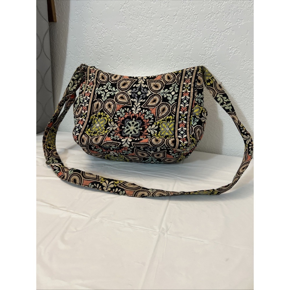 Vera Bradley‎ Retired Sierra Tote Handbag Crossbody On The Go Quilted Cotton VGC